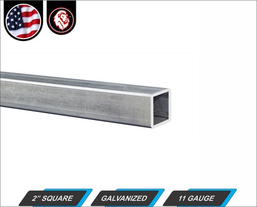 Galvanized square steel - 2",